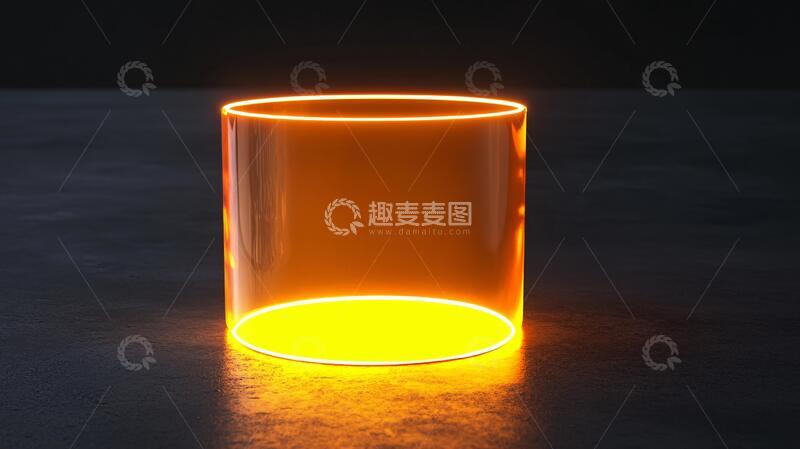 高清大图下载【趣麦麦图】发光展示台氛围烛台蜡烛