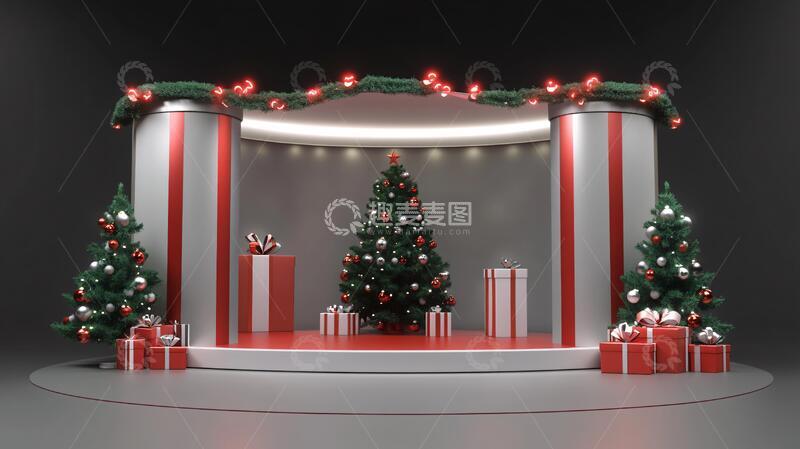 圣诞舞台设计