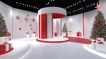 圣诞舞美点圣诞舞美设计