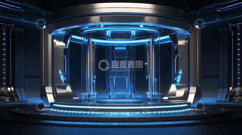 高清大图下载【趣麦麦图】宇宙飞船大厅2