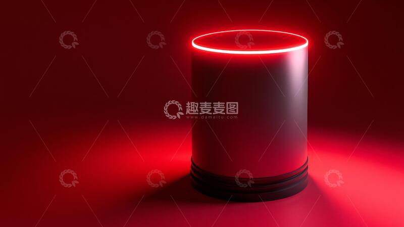 高清大图下载【趣麦麦图】粉色圆柱体展示台3