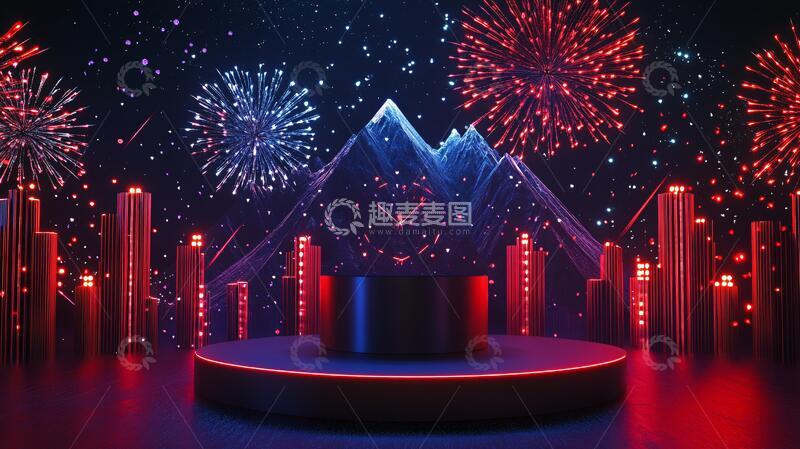 高清大图下载【趣麦麦图】跨年晚会舞台