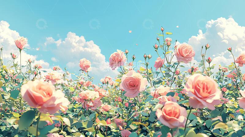 高清大图下载【趣麦麦图】春日绚丽炫丽温柔玫瑰16
