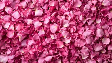 玫瑰盛开的花丛