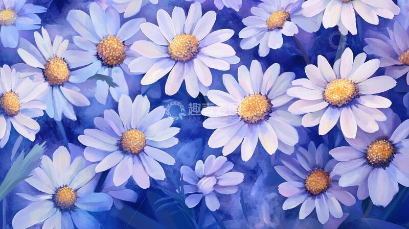 高清大图下载【趣麦麦图】-炫彩花朵壁纸46