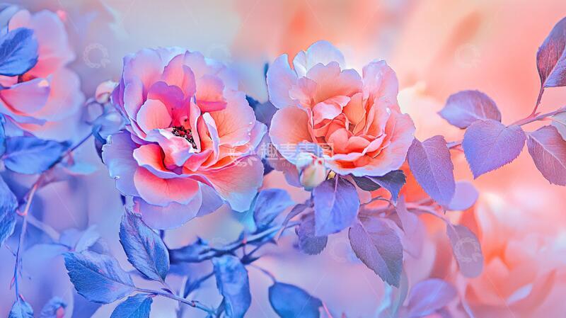 高清大图下载【趣麦麦图】春日绚丽炫丽温柔玫瑰15