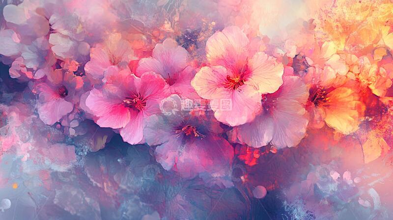 高清大图下载【趣麦麦图】炫彩花朵壁纸45