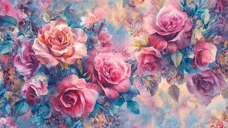 高清大图下载【趣麦麦图】春日绚丽炫丽温柔玫瑰14