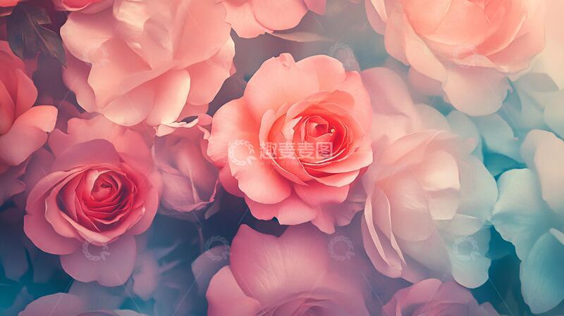 高清大图下载【趣麦麦图】春日绚丽炫丽温柔玫瑰13
