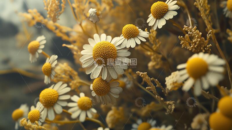 高清大图下载【趣麦麦图】野菊花壁纸壁纸雏菊花卉