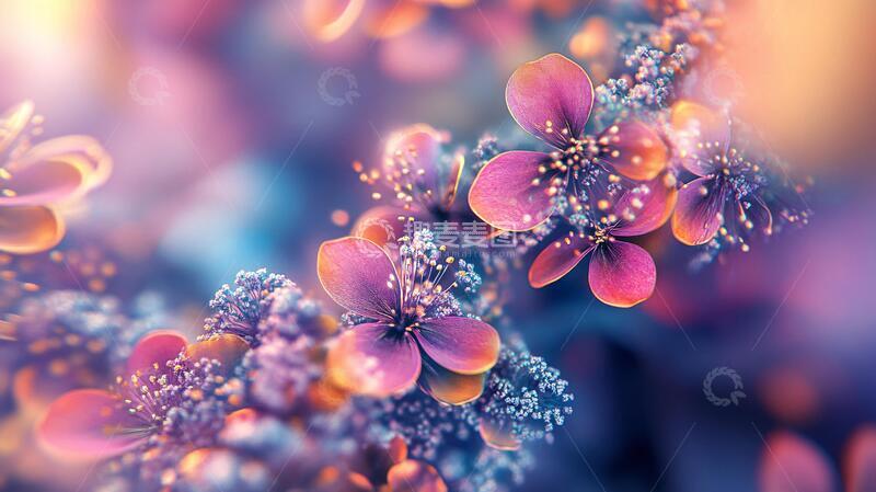 高清大图下载【趣麦麦图】炫彩花朵壁纸40