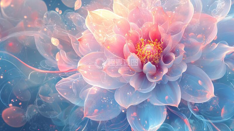 高清大图下载【趣麦麦图】梦幻花朵炫丽花朵