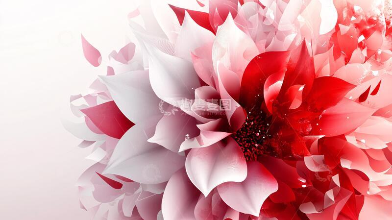 高清大图下载【趣麦麦图】酷炫花朵背景