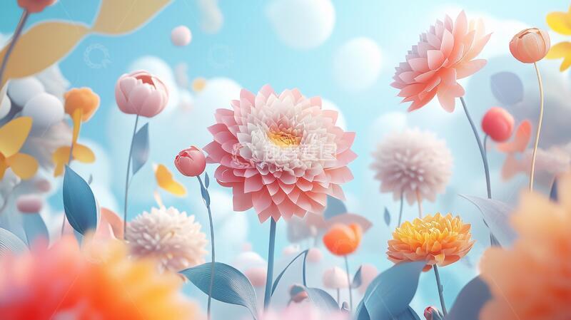 高清大图下载【趣麦麦图】立体唯美花卉27