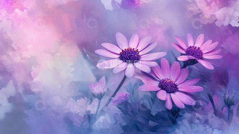 高清大图下载【趣麦麦图】炫彩花朵壁纸33