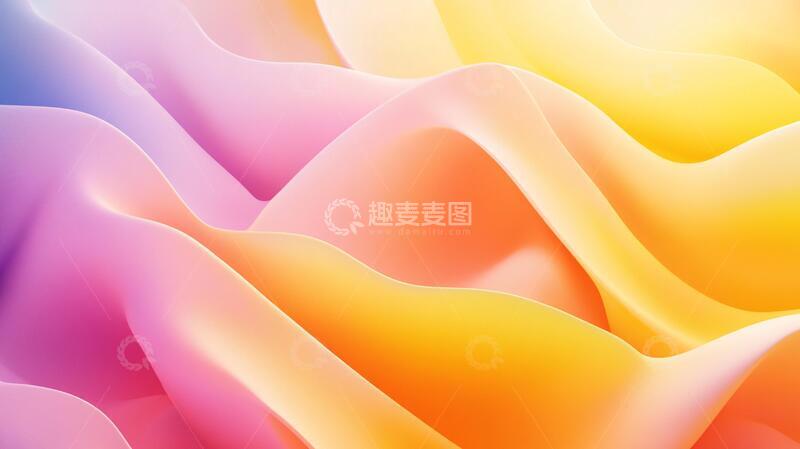 高清大图下载【趣麦麦图】肌理彩色流体背景7