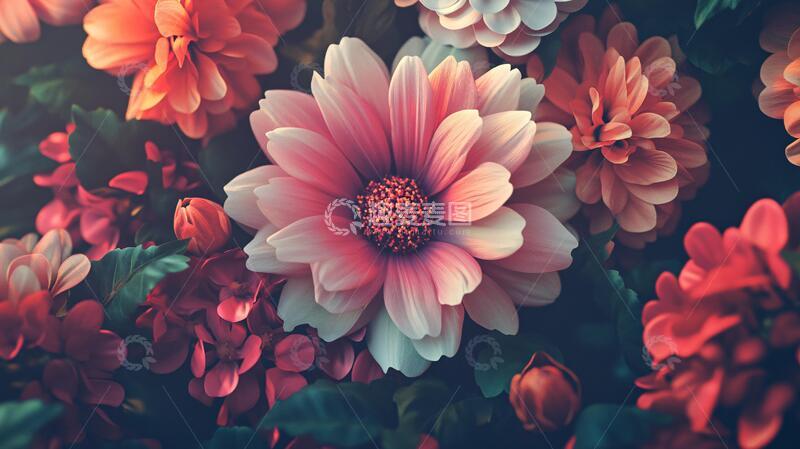 高清大图下载【趣麦麦图】炫彩花朵壁纸29