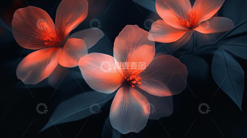 高清大图下载【趣麦麦图】唯美夜景花卉