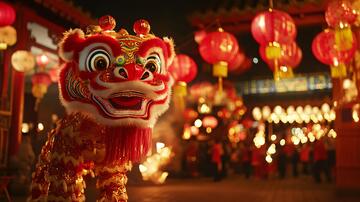 舞狮电影舞狮晚会电影