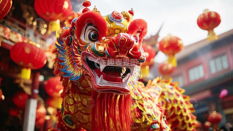 高清大图下载【趣麦麦图】元宵节灯会元宵节灯会新年