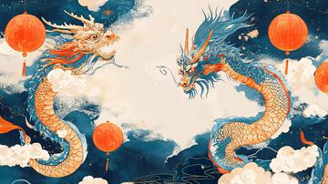 龙年横版插画28