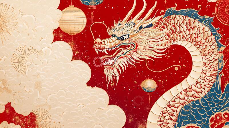 龙年包装插画17