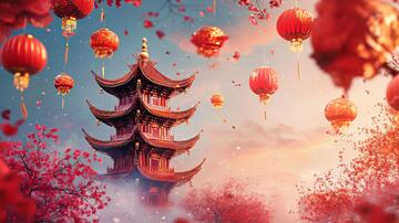 喜庆氛围渲染32