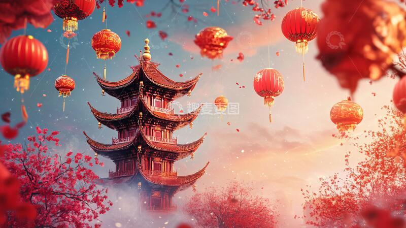 喜庆氛围渲染32