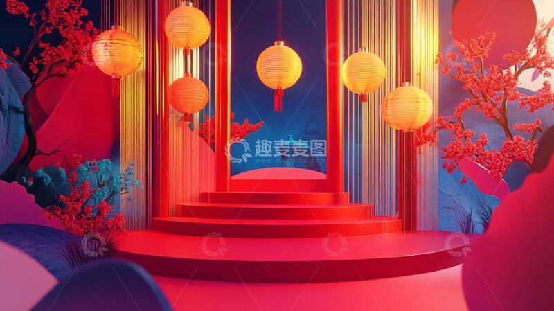 创意中秋展台18