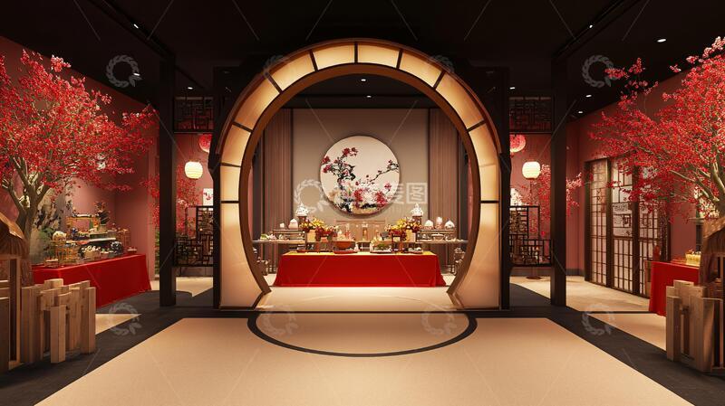 京剧风餐厅餐厅中式古风