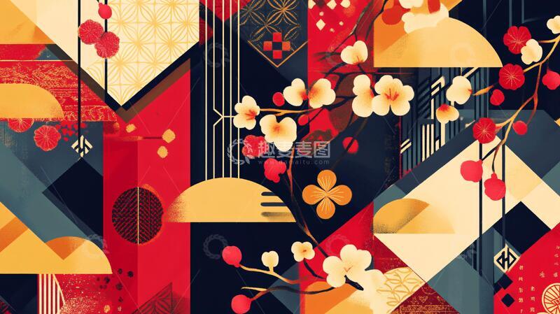 高清大图下载【趣麦麦图】日本艺术图案