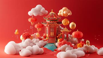 喜庆氛围渲染30