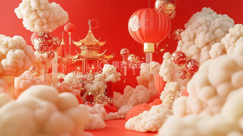 高清大图下载【趣麦麦图】喜庆氛围渲染28