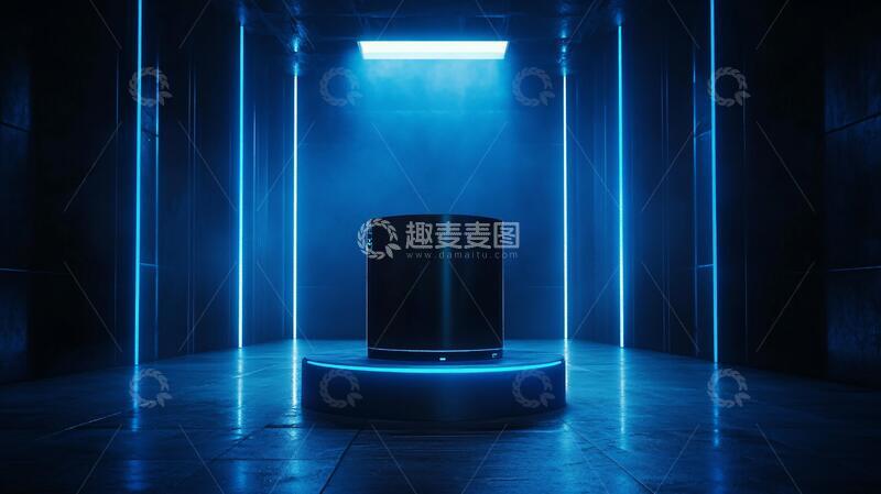 高清大图下载【趣麦麦图】黑色产品发布会