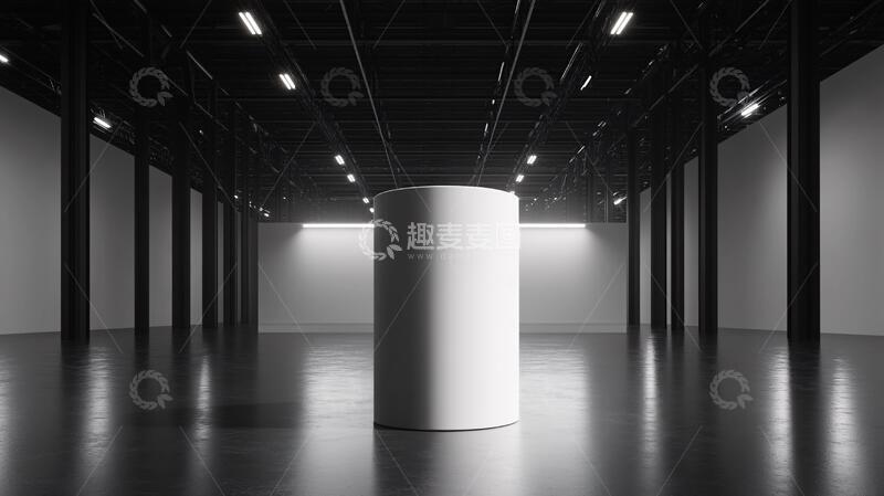 简约秀场展厅背景静物