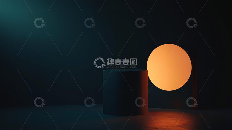 高清大图下载【趣麦麦图】极简主义讲台1