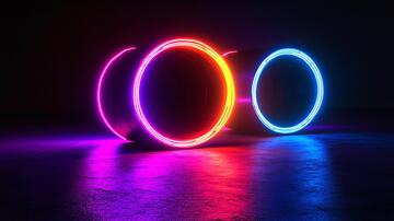 发光呼啦圈拱门装饰装置