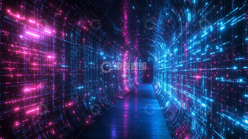 高清大图下载【趣麦麦图】现代时光隧道7