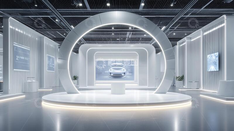 高清大图下载【趣麦麦图】汽车发展展厅