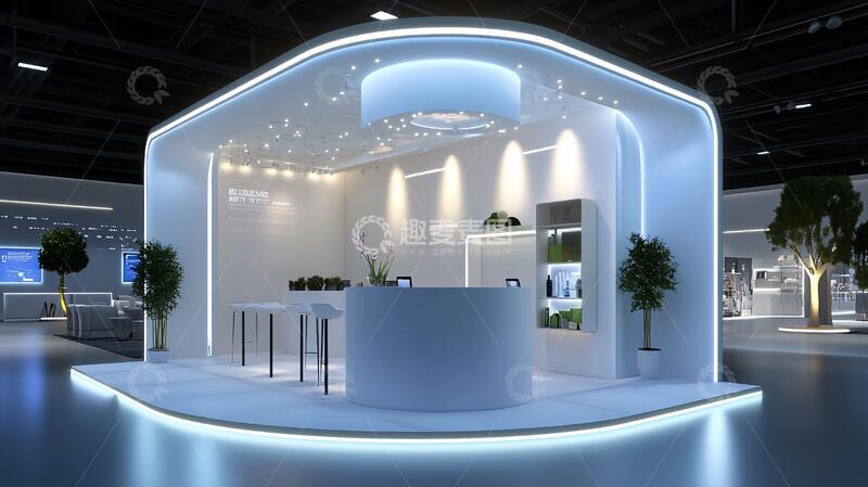 高清大图下载【趣麦麦图】创意展会体验建模高端