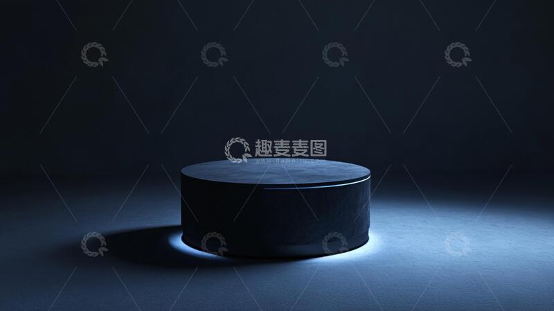 高清大图下载【趣麦麦图】光影平台平台底座圆形
