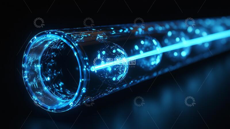 高清大图下载【趣麦麦图】科技光缆线条