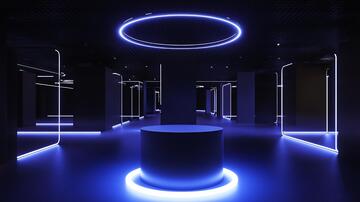 赛博朋克风格迎宾区12