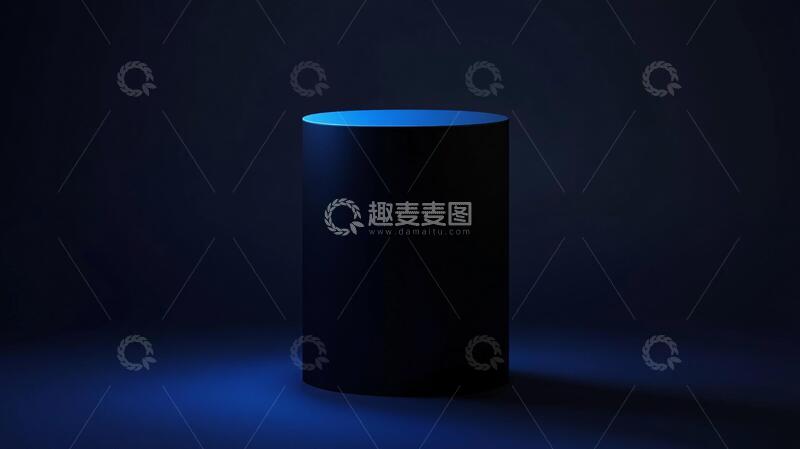 高清大图下载【趣麦麦图】圆柱体静物展台2
