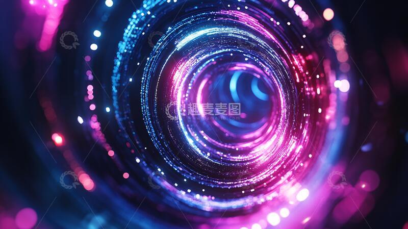 高清大图下载【趣麦麦图】光线光感旋涡元宇宙23