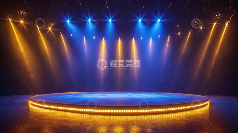 高清大图下载【趣麦麦图】户外灯光舞台场景