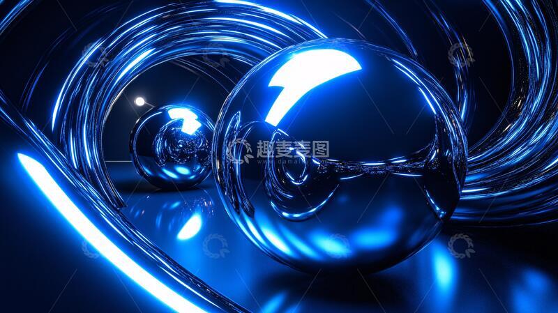 高清大图下载【趣麦麦图】科技感水晶球5