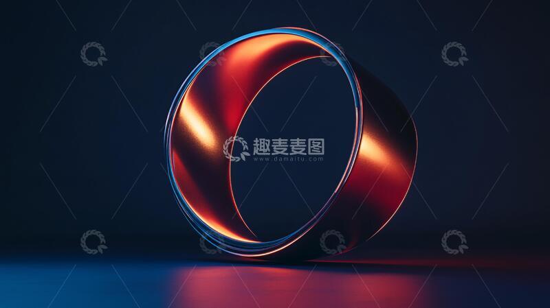 高清大图下载【趣麦麦图】创意科技莫比乌斯环2