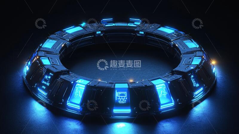 圆形科技舞台11