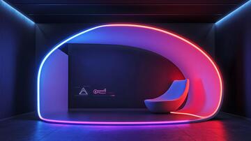 赛博朋克风格迎宾区21